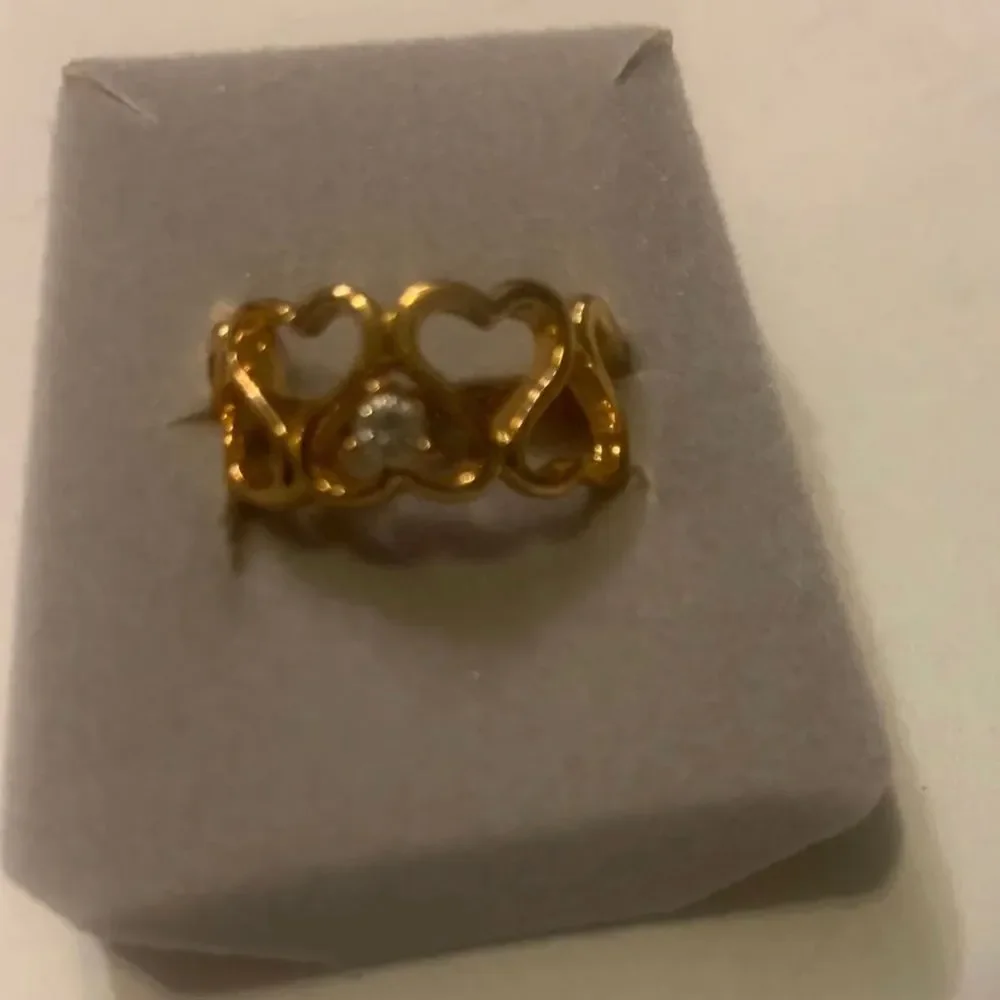 10 precious stones size 7 ladies vintage rings size 7